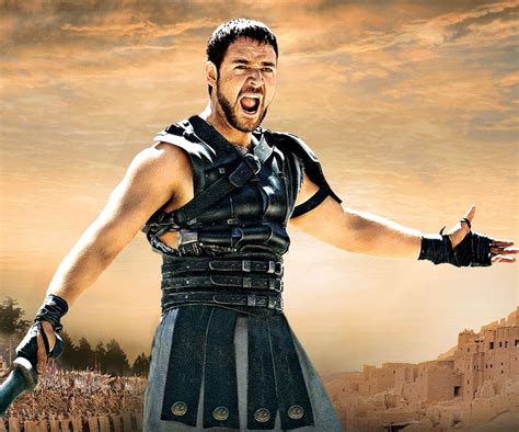 gladiator 2 with russell crowe